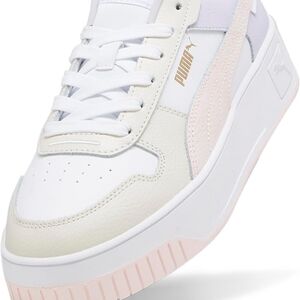 PUMA Womens Carina Street Perforated Platform Sneakers Shoe